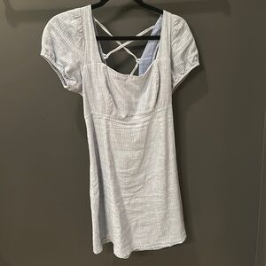 Aeropostale size small dress with open back that ties and zips